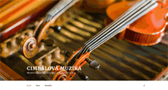 Desktop Screenshot of cimbalova-muzika.cz
