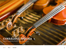 Tablet Screenshot of cimbalova-muzika.cz