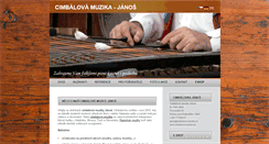 Desktop Screenshot of cimbalova-muzika.eu
